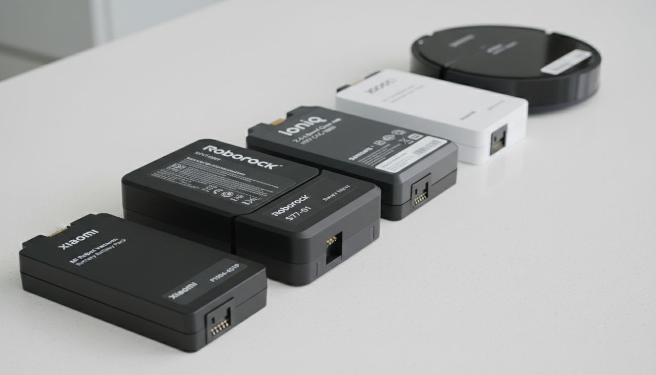 샤오미, 로보락, 아이닉, 삼성 로봇청소기용 배터리 팩들