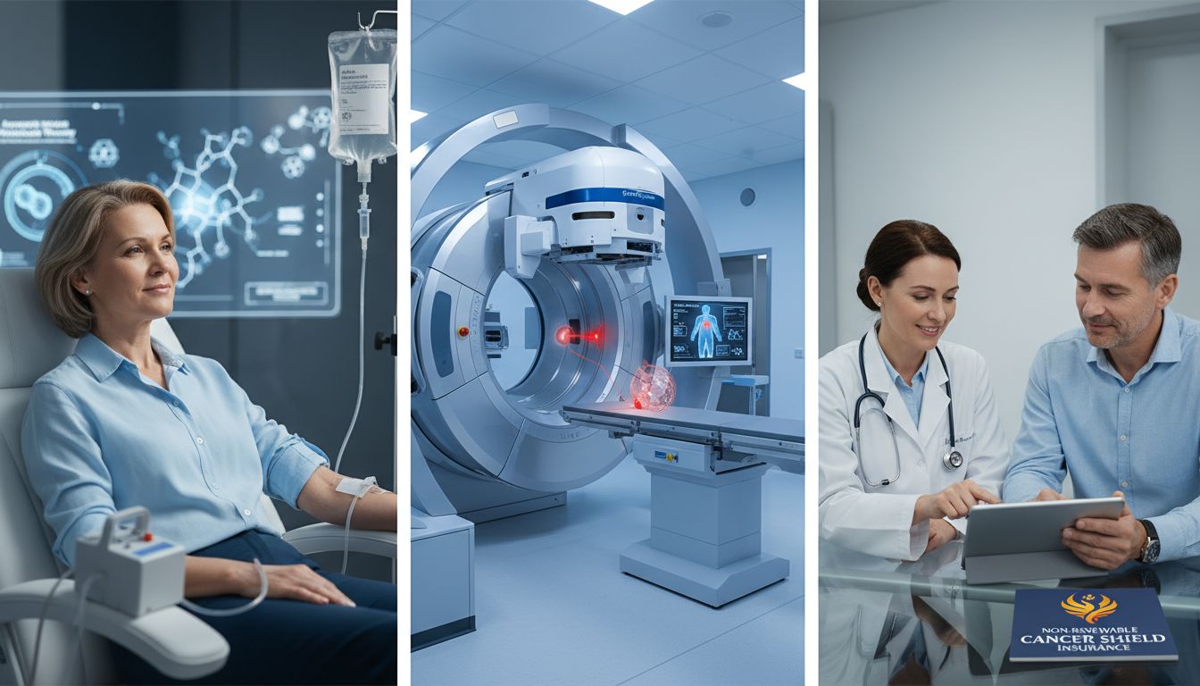 비갱신형 암보험이 보장하는 최신 암 치료법과 병원 치료 장면